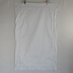 SFERRA Milos King Pillow Sham White 100% Egyptian Cotton 26x40" Made in Italy